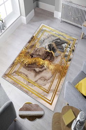 Conceptum Alfombra Tejida con Impresión Digital 3D de 60 x 100 cm